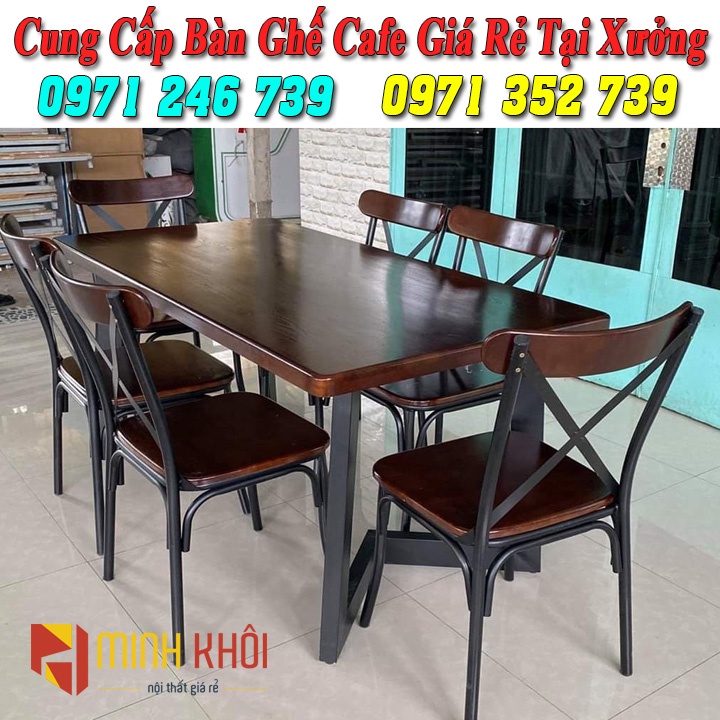 Bộ bàn ghế quán ăn, bàn ghế quán nhậu giá rẻ