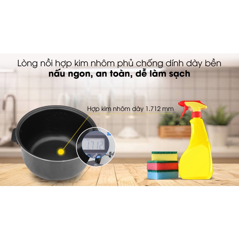 [Mẫu Mới] Nồi Cơm Điện Tử Cuckoo Cảm Ứng CR-0810F 1.44L 1.44 Lít - Công Nghệ Nấu 3D - Hàng Chính Hãng (Bảo Hành 2 Năm)