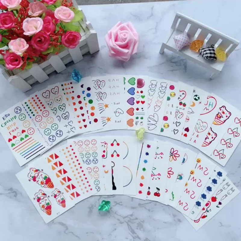 Set 30 Tấm Hình Xăm Dán Dễ Thương