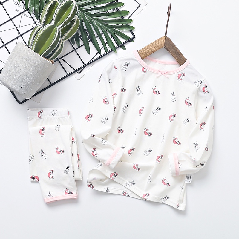 Đồ Bộ Bé Gái Dài Tay Thu Đông Chất Cotton Mềm Đẹp Lumla