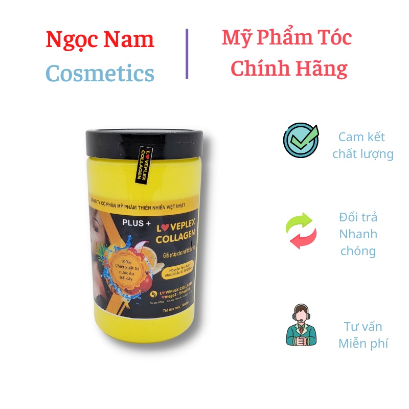 Men Sống Loveplex - Chuyên Phục Hồi Tóc Hư Tổn Trong Quá Trình Làm Hóa Chất Phù Hợp Salon 1000ML