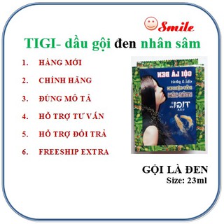 Combo 10 gói dầu gội là đen nhân sâm TIGI