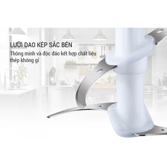 Lưỡi dao kép Inox 304 BCook dành cho máy xay thịt Bohmann