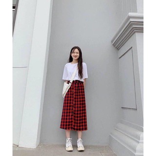 Set Trang Phục Nữ - Set áo thun basic Skirt kẻ sọc SIÊU HOT
