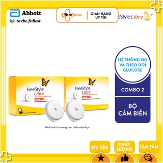 Combo 2 Bộ cảm biến đo đường huyết liên tục FreeStyle Libre chính hãng Abbott