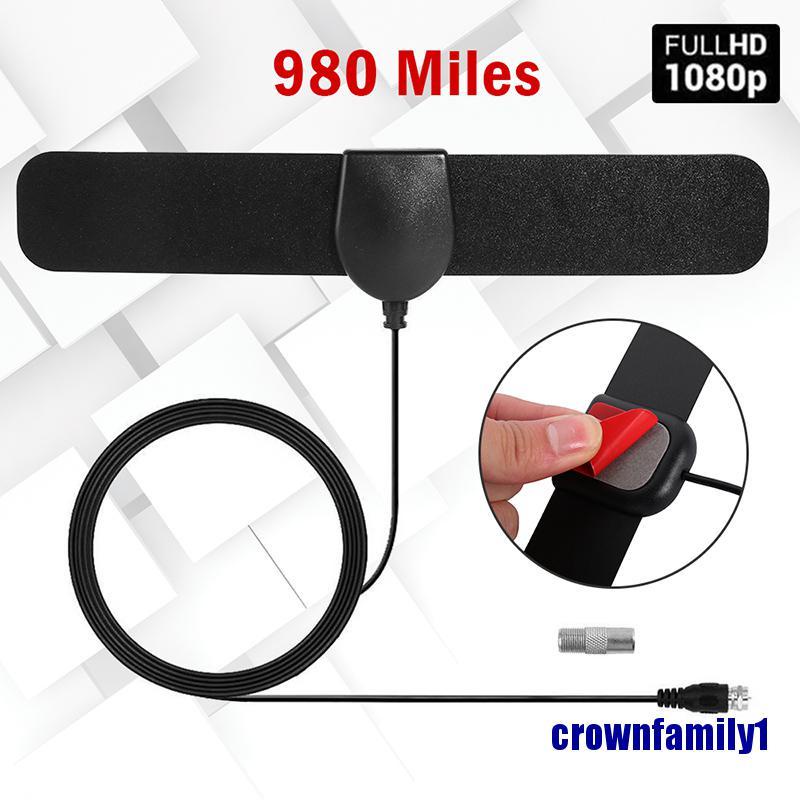 Ăng Ten Tv Kỹ Thuật Số Trong Nhà 1080p 20dbi 980 Dặm Hdtv