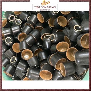 Chén uống rượu ly uống rượu men nâu gốm gốm sứ Bát Tràng