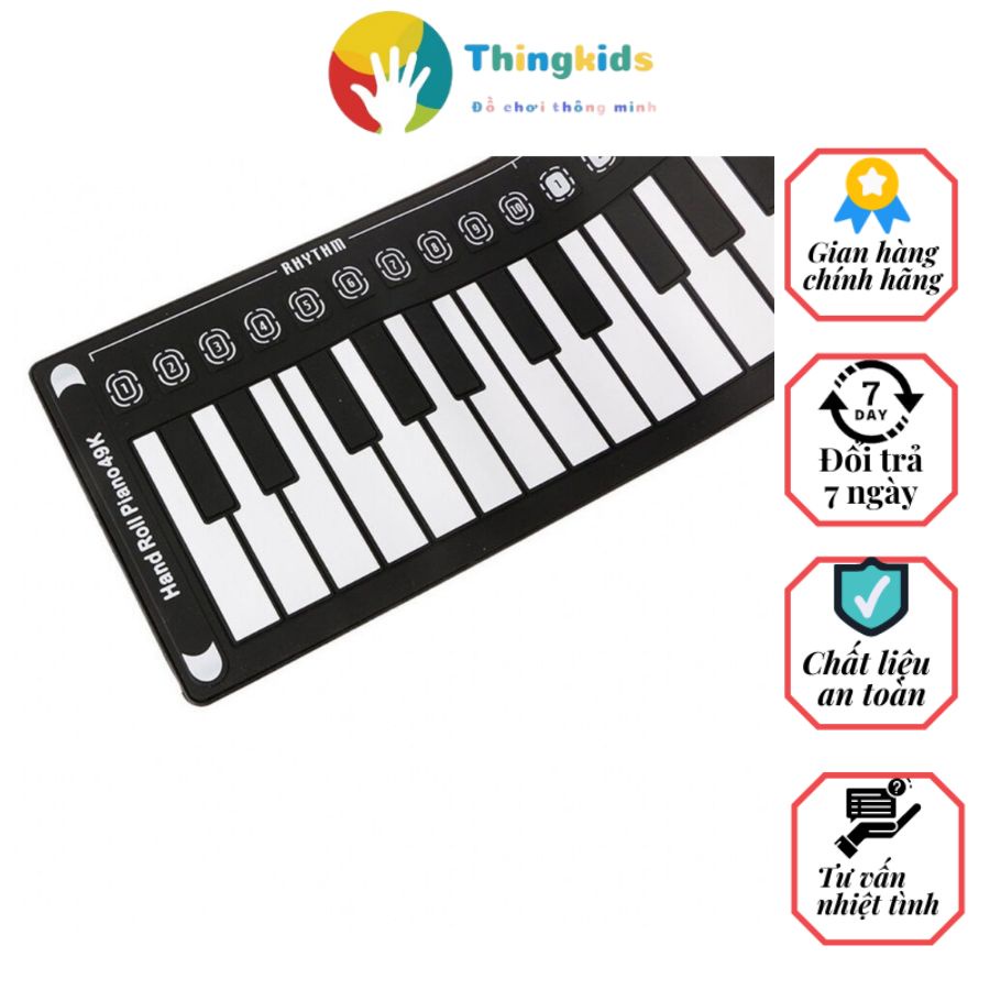 Đàn Piano Cuộn Soft Keyboard Piano 49 Keys - Thingkids