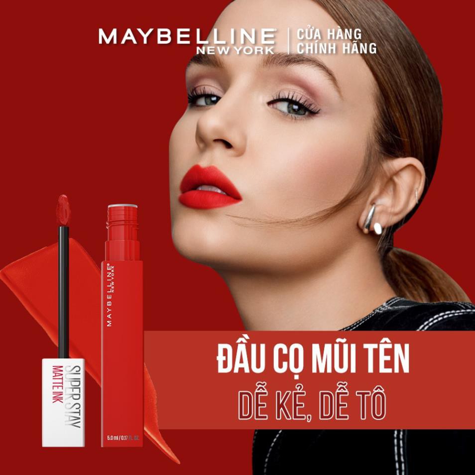 Son Kem Lì 16h Lâu Trôi Maybelline New York Super Stay Matte Ink City Edition Lipstick 5ml