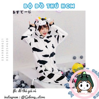 bộ đồ thú bò sữa 💥FREESHIP 💥giảm 20k khi nhập bộ đồ ngủ hình thú hcm