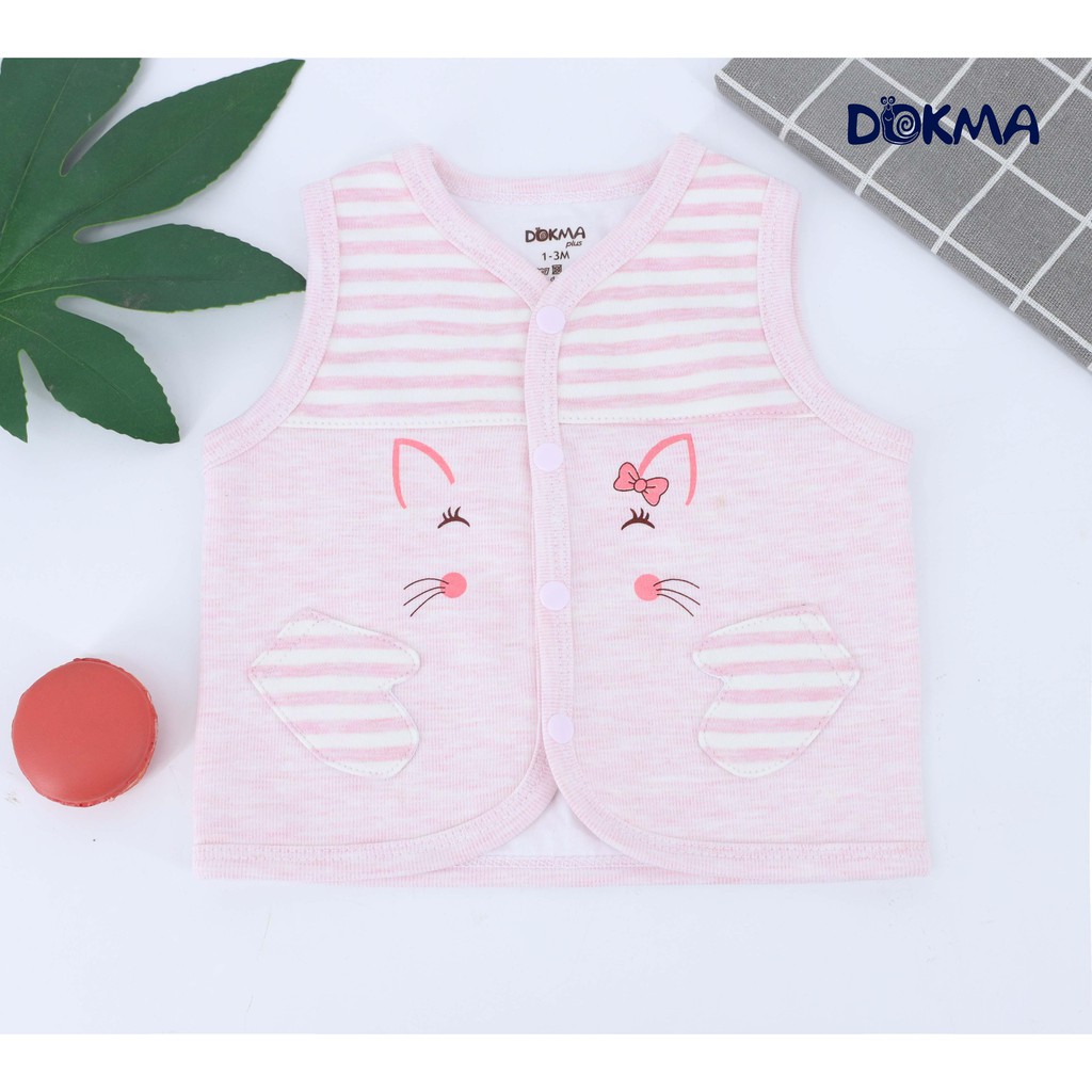 DA492 Áo gile phối kẻ Dokma ( 3-18m)