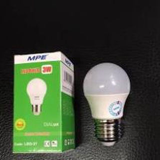Bóng led búp tròn mpe cao cấp trắng,vàng