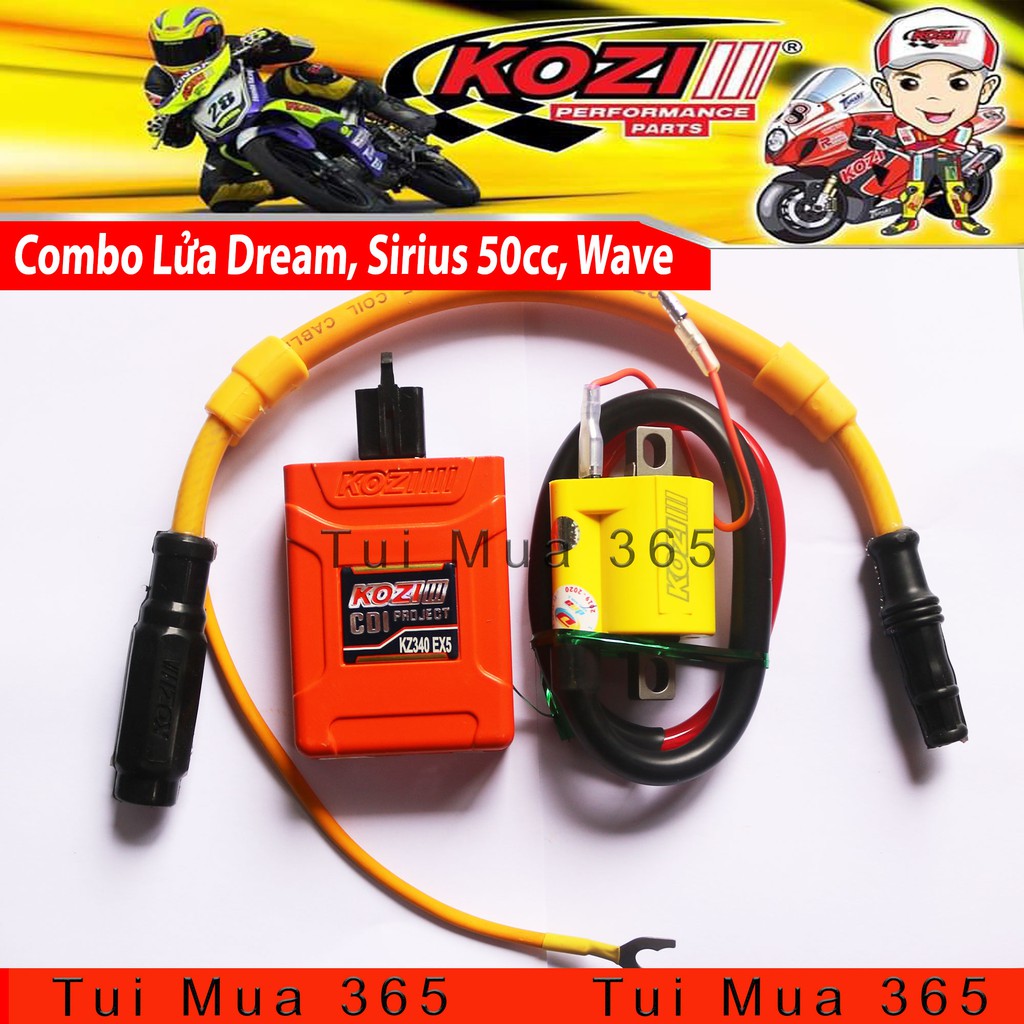 Bộ Lửa Độ Kozi cho Dream, Wave 100, Elegant 110cc, Sirius 50cc