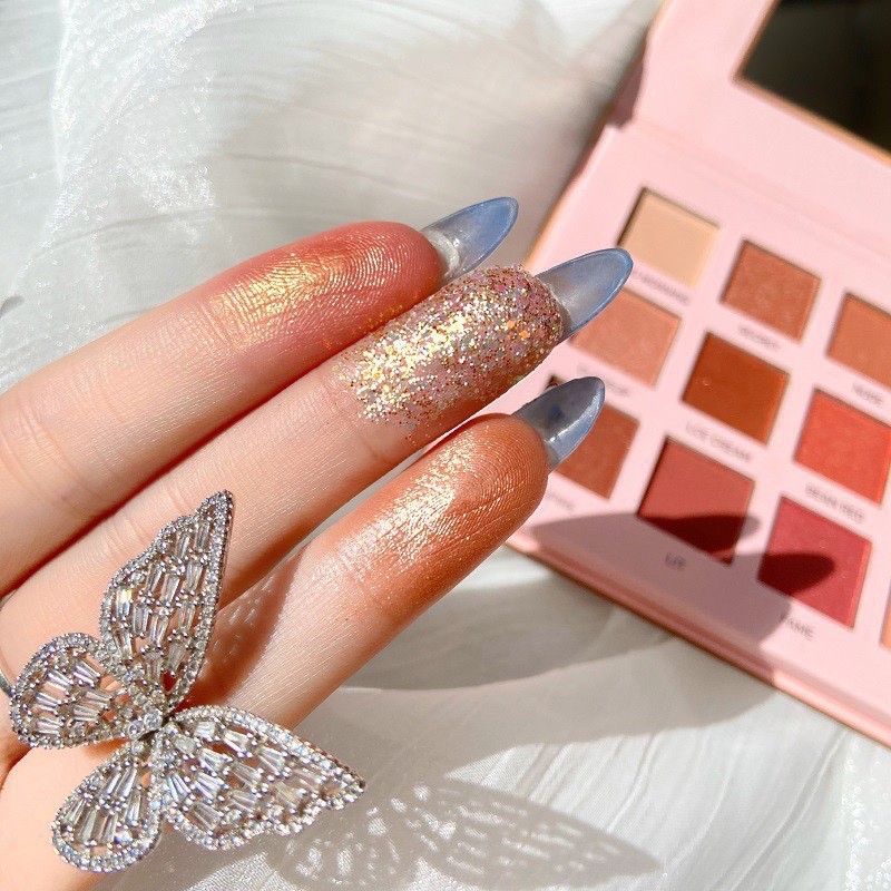 Bảng phấn mắt Ruhuatuo thỏ trắng 15 màu nhũ lấp lánh | BigBuy360 - bigbuy360.vn