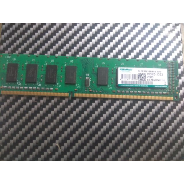 (Còn sống) Ram laptop, PC kingmax 2GB BUS 1333 DDR3 tháo máy