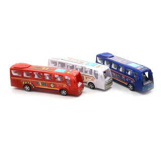 SUN11❤❤ Baby Diecast Windup BUS Model Classic Toys Kid baby Plasitc Pull