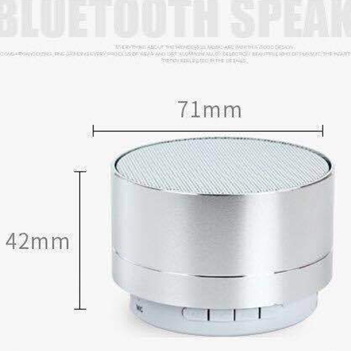 Loa bluetooth mini A10 Foxconn chính hãng vỏ nhôm cao cấp âm thanh sống động có đèn led nhỏ gọn youngcityshop 30.000