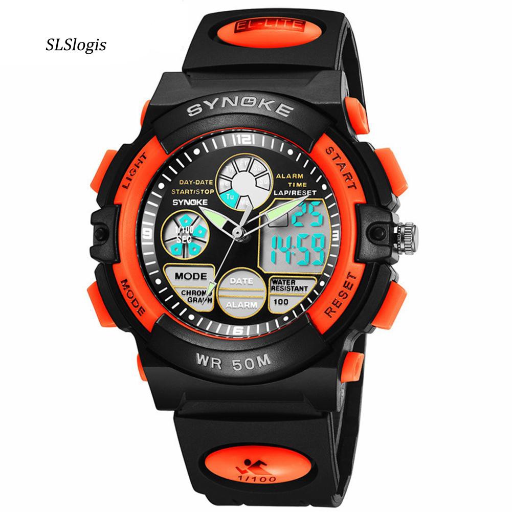 Đồng hồ điện tử kết hợp la bàn chống nước cho bé trai và bé gái | BigBuy360 - bigbuy360.vn