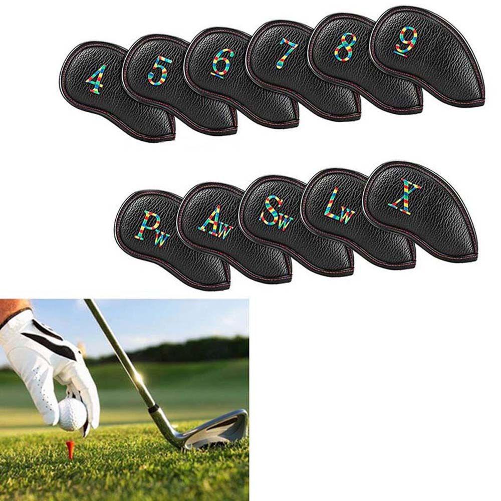 Bộ 11 Vỏ Bọc Bảo Vệ Đầu Gậy Đánh Golf Bằng Sắt Siêu Bền Tiện Dụng