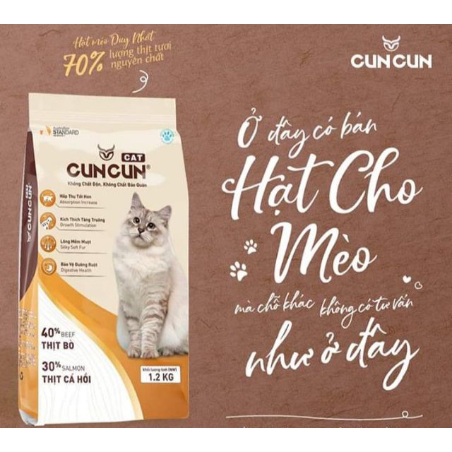 Thức ăn Cun Cun cho Chó dạng Hạt (Túi 400gr)