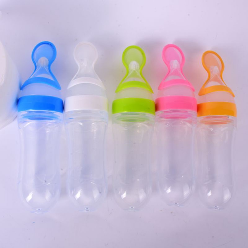 Muỗng silicone tập ăn cho bé