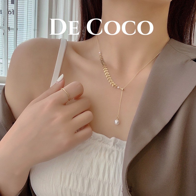 [KHÔNG ĐEN GỈ] Vòng cổ nguyệt quế đeo được 2 kiểu Iris De Coco