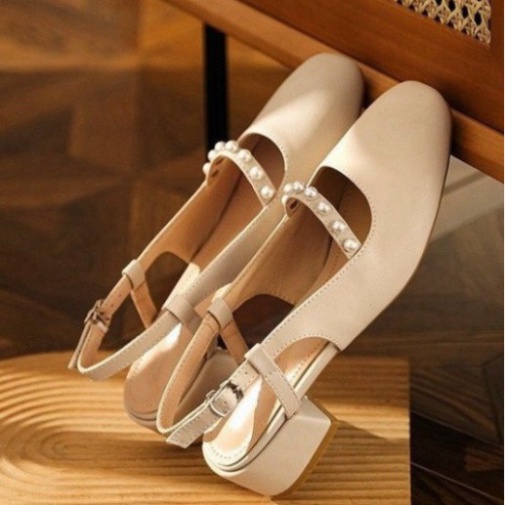 Giày búp bê tiểu thư viền ngọc sang chảnh G055