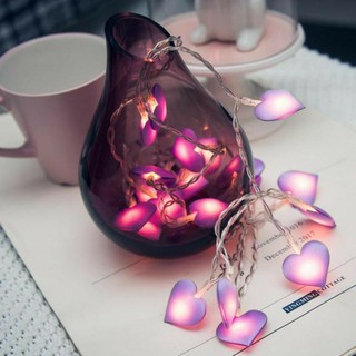 Đèn Trang Trí 💡💡💡 Dây Đèn Led Trang Trí Trái Tim Tình Yêu Nhiều Màu