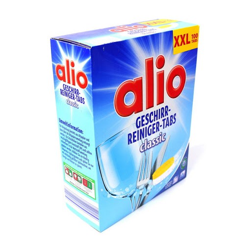 Viên Rửa bát Alio Classic hộp 100 viên (hàng nội địa Đức)