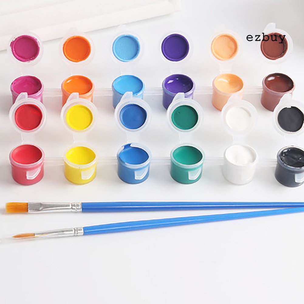 Set 12 Cọ Vẽ Màu Nước Tiện Dụng DIY