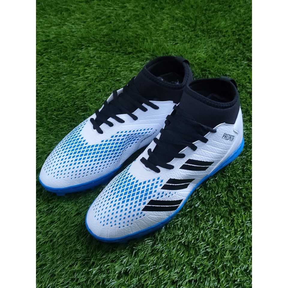 GIÀY ĐÁ BÓNG SÂN CỎ NHÂN TẠO, GIÀY ĐÁ BANH CAO CỔ PREDATOR, ĐẾ CAO SU ĐÃ KHÂU 100%