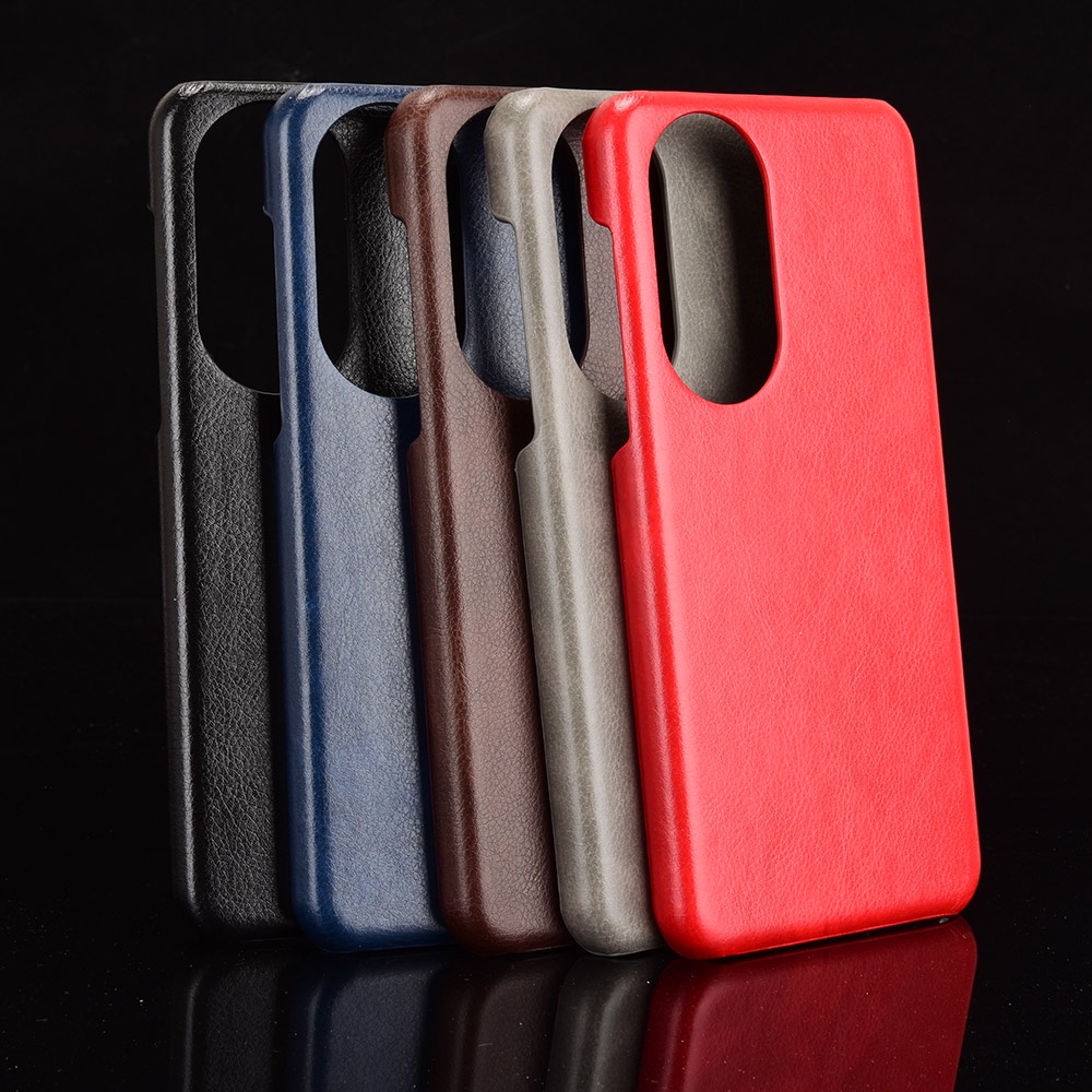 Ốp điện thoại Chất Liệu PC Phối Da PU Cho HuaWei P50 / P50 Pro