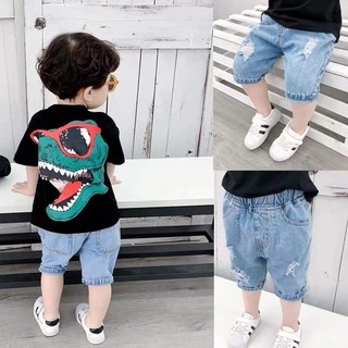 Sét đồ cho bé mẫu khủng long cho bé