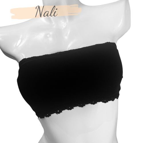 Áo bra tăm gân không dây dây cúp ngực , áo bra ngang viền ren NL012 | BigBuy360 - bigbuy360.vn