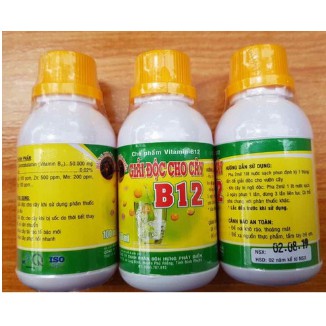 Phân bón - Vitamin B12 -  Giải độc  cho cây- Tái tạo tế bào mới  cho cây
