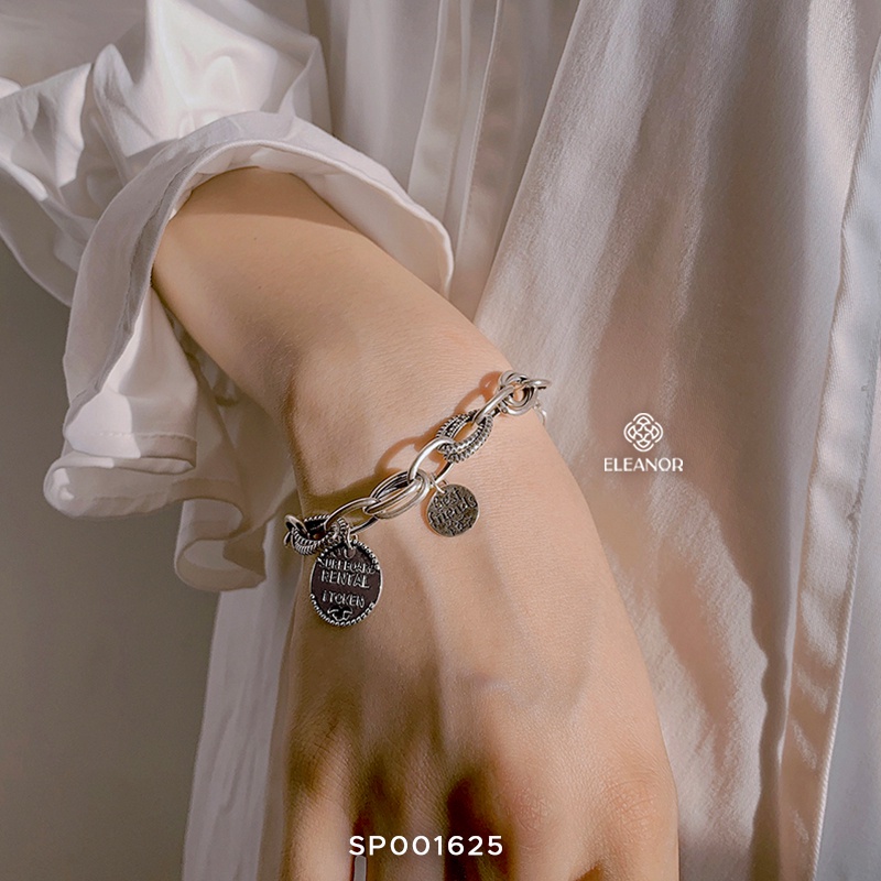 Lắc Tay Eleanor Bạc 925 Cao Cấp Thiết Kế Đính Charm Siêu Cá Tính - SP001625