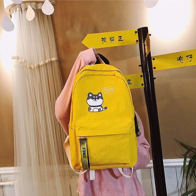 Balo Thời Trang Hàn Quốc - Chú Chó Cute