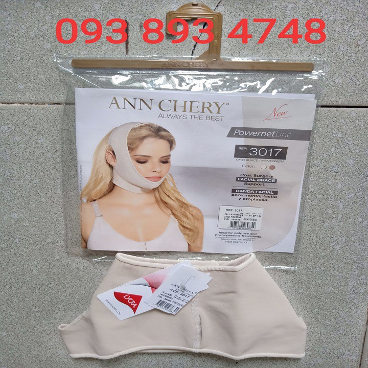 Đai nịt mặt - Gen định hình Cằm V-LINE Ann Chery 3017- Đai nâng cơ mặt- Đai định hình sau phẫu thuật