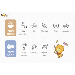 Máy Làm Sữa Hạt Bear PBJ-B10U5