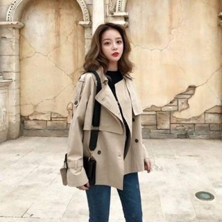 Áo khoác mangto dáng ngắn