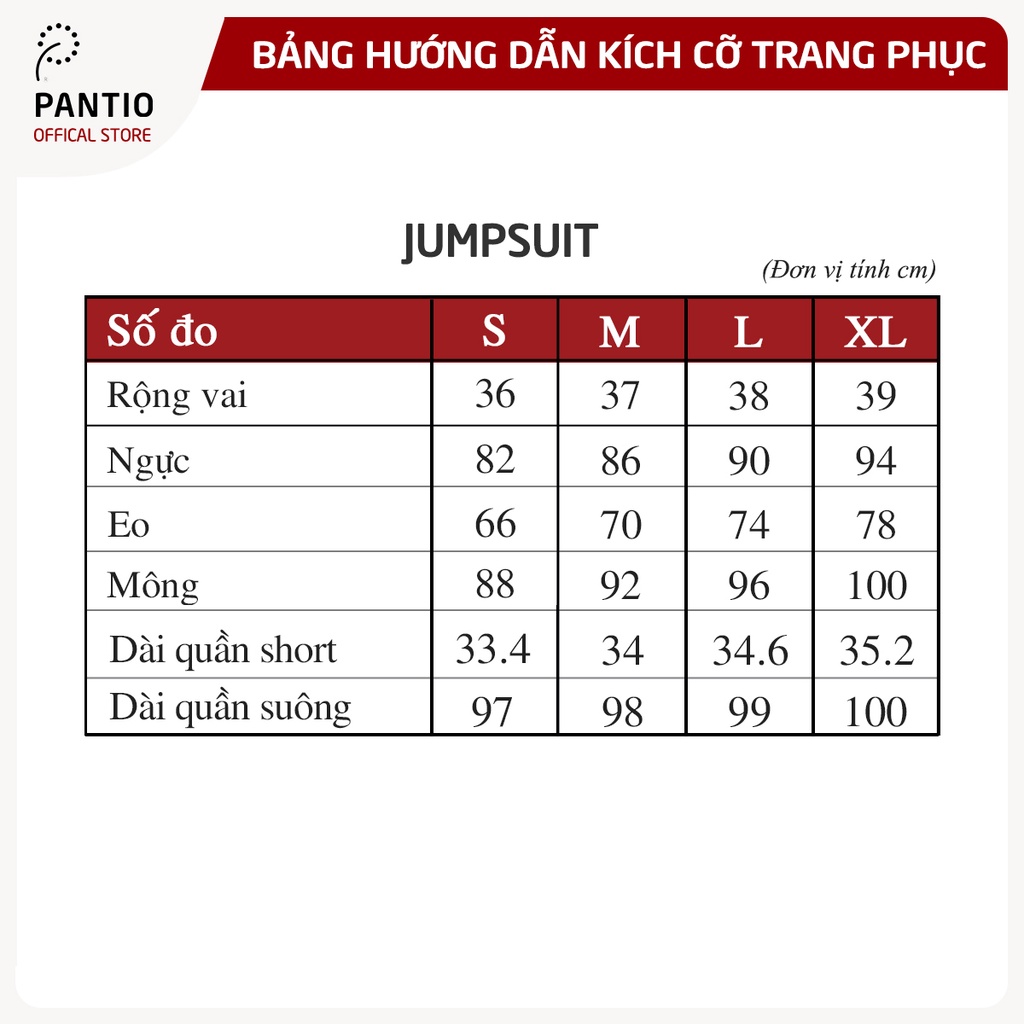 Jumpsuit chất liệu thô dáng suông không tay nơ phần eo FJS3080 - PANTIO