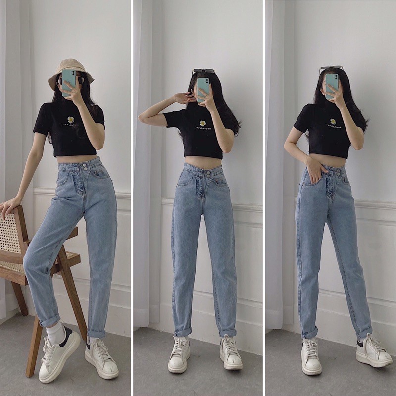 Quần jeans baggy 123 xanh | BigBuy360 - bigbuy360.vn