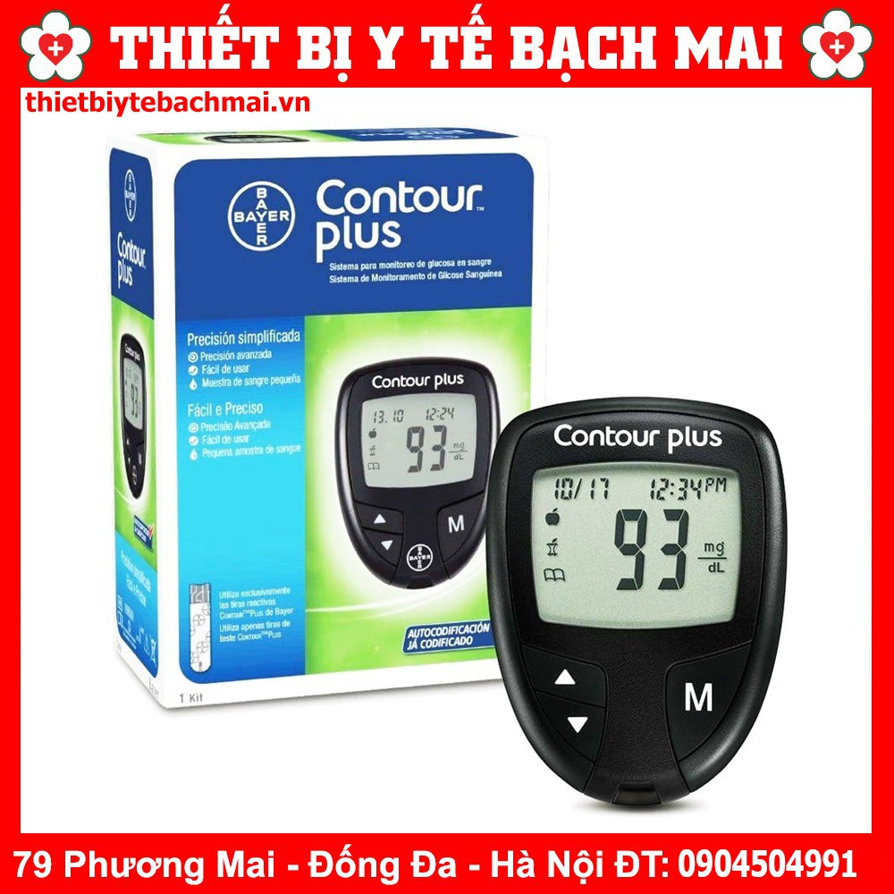 Máy Đo Đường Huyết Contour Plus Cao Cấp Xuất Xứ Úc