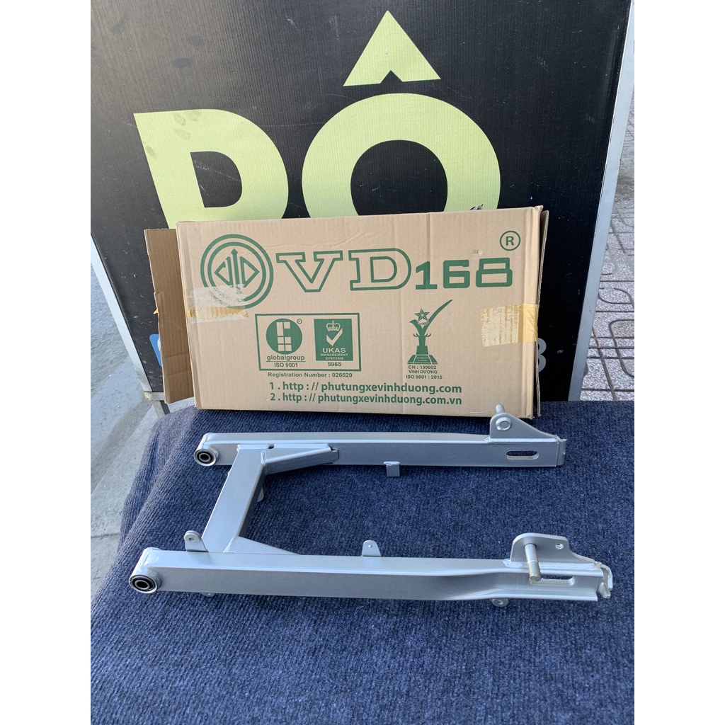 Gấp Wave VD168 chính hãng màu bạc gắn như zin cho wave nhỏ, tặng kèm cao su gấp