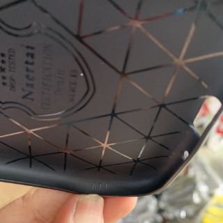 Ốp Samsung A11 dẻo đen kiểu da thời trang