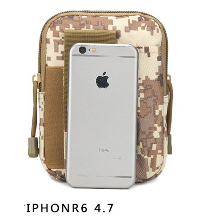 Túi đeo hông thắt lưng đựng dụng cụ, điện thoại đồ nhỏ gọn phong cách quân đội vải bố siêu bền- ĐT