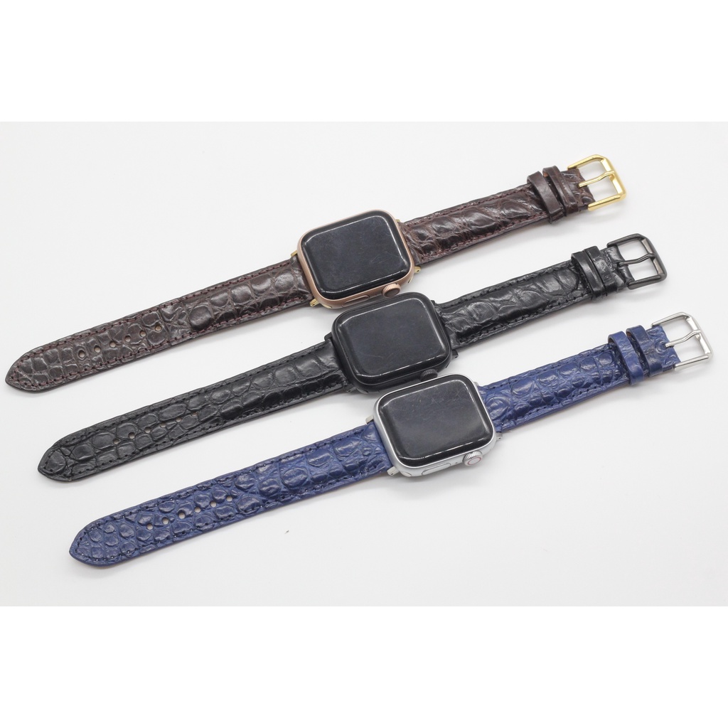 [Vân Bông] Dây Đeo Thay Thế  Apple Watch, Dây Đồng Hồ  Apple Watch Da Cá Sấu Phù Hợp Với Các Dòng Series 2,3,4,5,6,7,SE