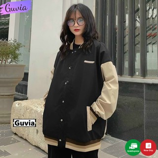 Áo khoác dù Bomber WASNOTP form rộng dù 2 lớp GAKD9 Áo khoác nam nữ phong cách Hàn Quốc