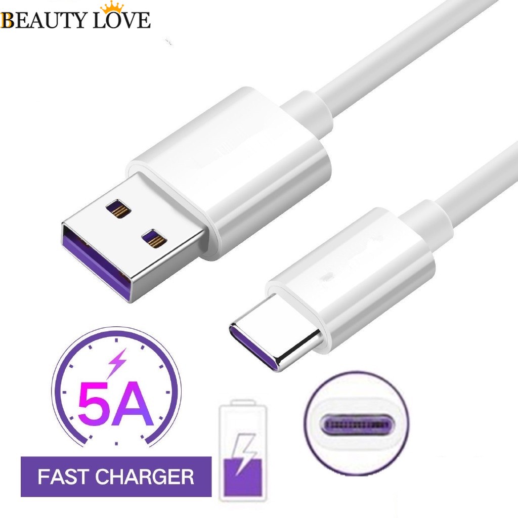 Dây CáP SạC 5A LoạI C Chuyên DụNg Cho Huawei P20 P10 pro lite mate9 pro mate10