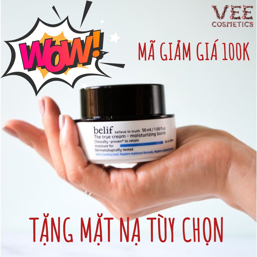 kem dưỡng ẩm 💖 FREESHIP 💖 kem dưỡng ẩm cho da khô Belif moisturizing bomb